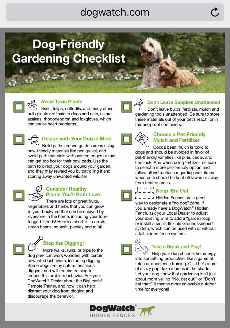 2016_05-03-BLOG-Dog Friendly Gardening Checklist_01-dogwatch-com