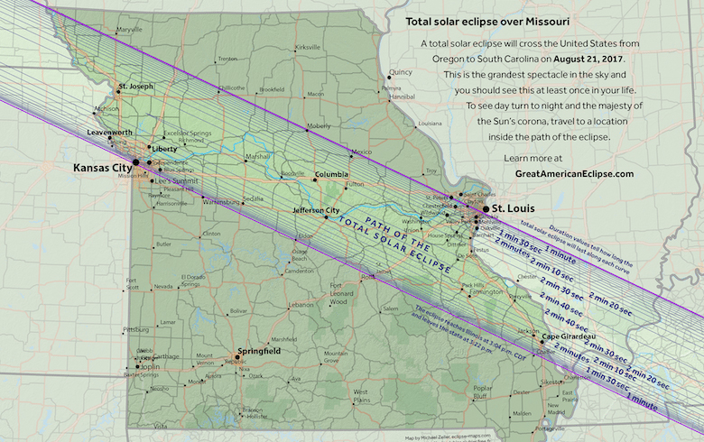 Total Solar Eclipse to Shadow Parts of Missouri | Pattering Paws LLC